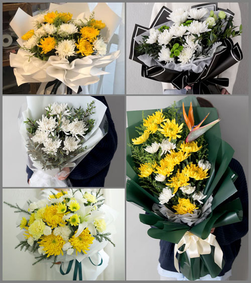 四川达州通川区梓桐镇白事花束代送